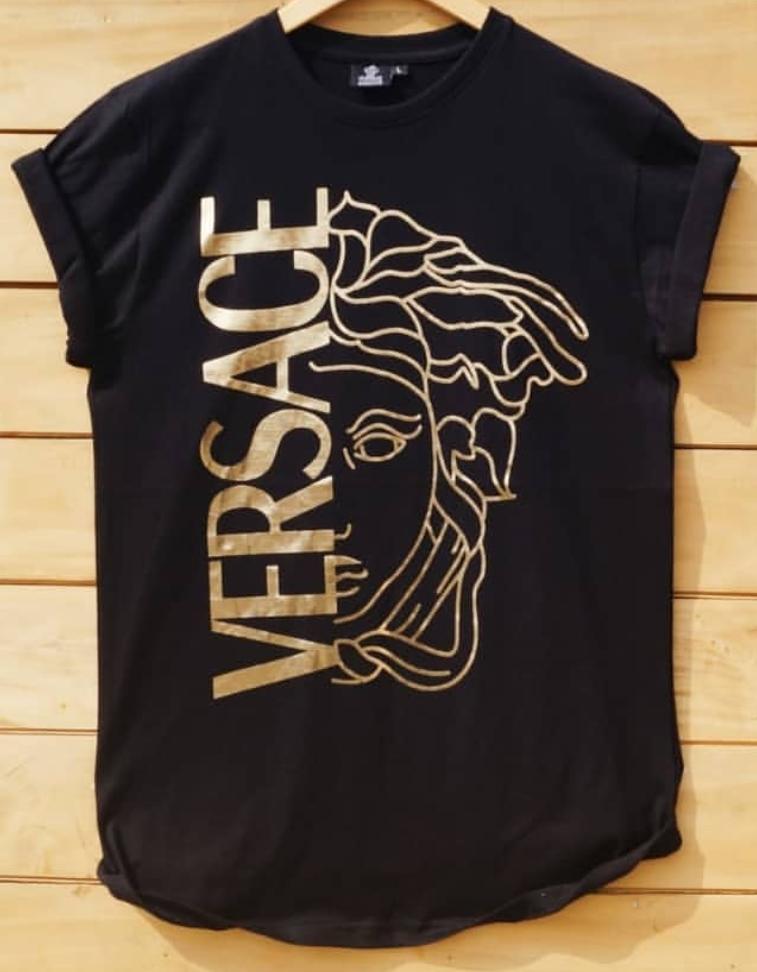 Men's Regular Fit T-Shirt — Style 4 (Black, L)