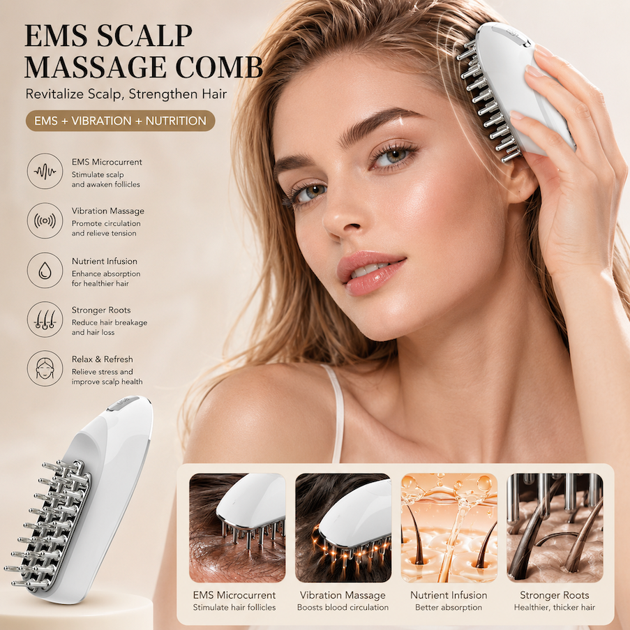 EMS Scalp Massage Comb
