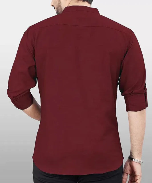 Men's Slim Fit Cotton Short Kurta — Pack of 3 (Combo 1)