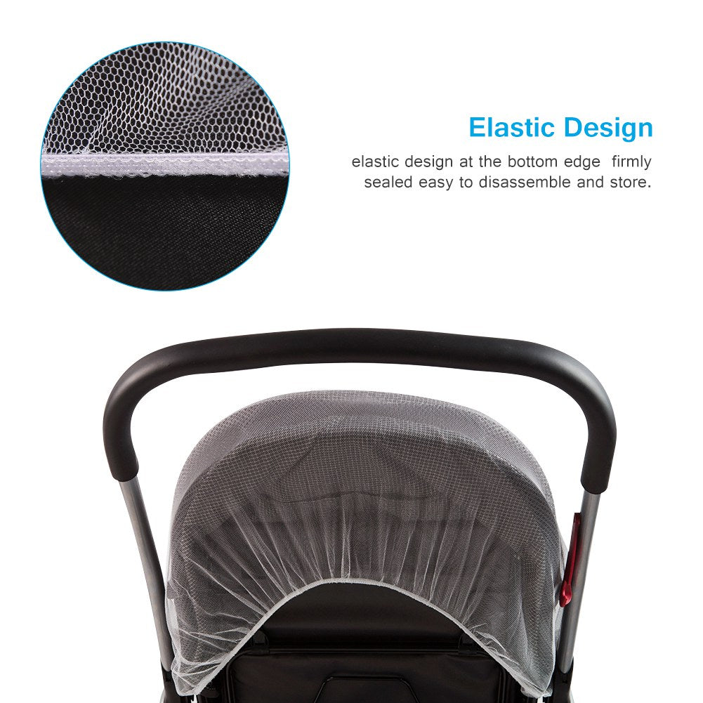 Baby Stroller & Pram Mosquito Net – Breathable Mesh Insect Protector