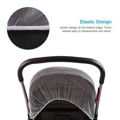 Baby Stroller & Pram Mosquito Net – Breathable Mesh Insect Protector