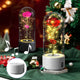 LED Rose Speaker – Bluetooth Music Light in Glass Dome