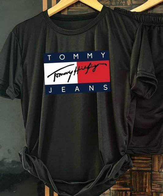 Men's Regular Fit T-Shirt — Style 2 (Black, L)