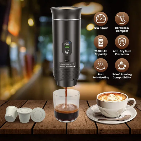 Espresso Machine in use