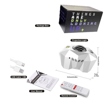 Ocean Wave Star Projector – Bluetooth Music Galaxy Light