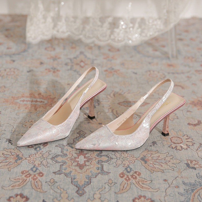 Chinese-Style Casual High Heels for Women