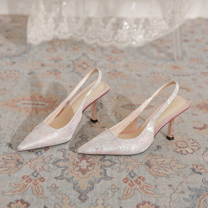 Chinese-Style Casual High Heels for Women