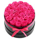27 Preserved Roses Forever Bouquet – Round Gift Box (Rose Red)