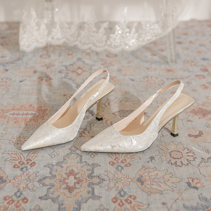 Chinese-Style Casual High Heels for Women