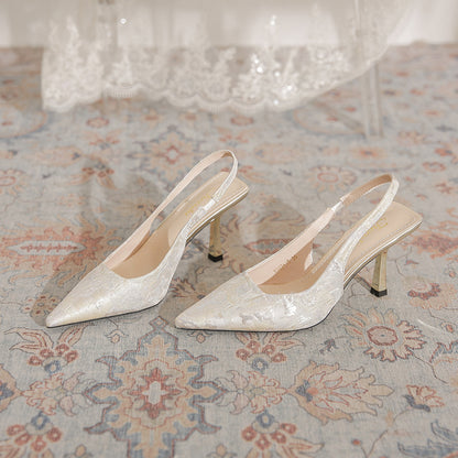 Chinese-Style Casual High Heels for Women