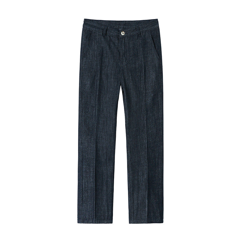 Summer Straight-fit Casual Jeans For Men
