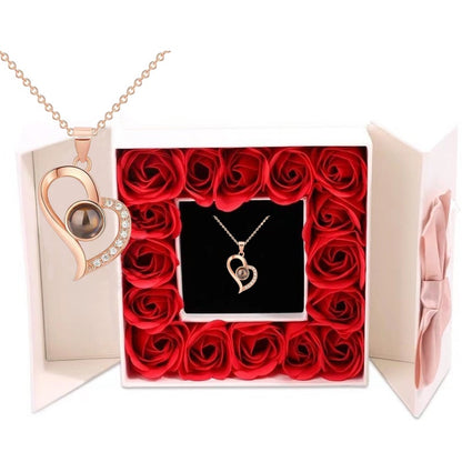 100 Languages I Love You Projection Necklace