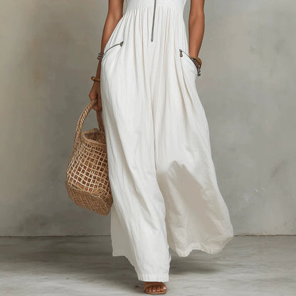 V-Neck Bohemian Long Vacation Dress
