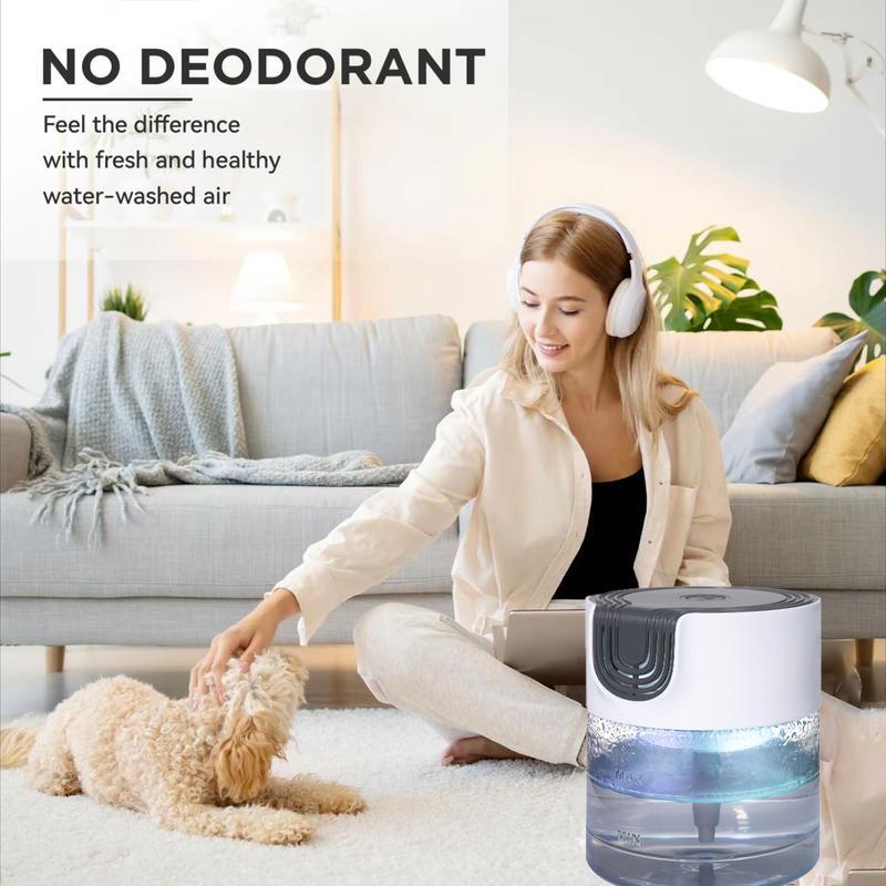 3-in-1 Air Purifier, Aroma Diffuser & LED Mood Light