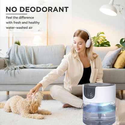 3-in-1 Air Purifier, Aroma Diffuser & LED Mood Light