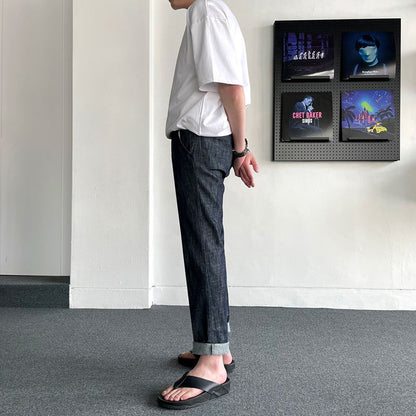 Summer Straight-fit Casual Jeans For Men