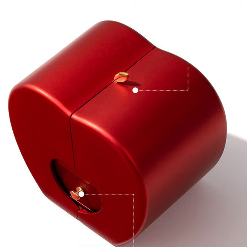 Eternal Rose Jewelry Box with Necklace – Apple-Shaped Gift for Her