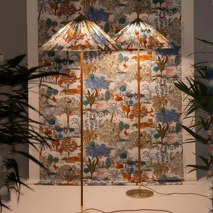 Rattan Floor Lamp