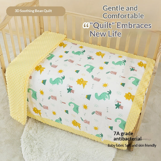 Velvet Comforter Baby Blanket – Soft Temperature-Regulating Quilt