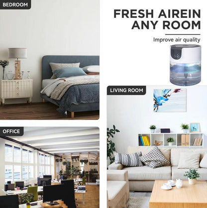 3-in-1 Air Purifier, Aroma Diffuser & LED Mood Light