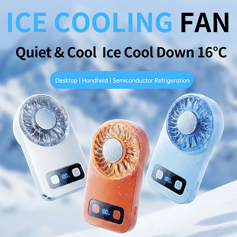 Ice Compress Fan in use