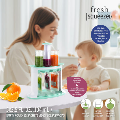 Manual Baby Food Maker Set – Complementary Feeding Storage Bags