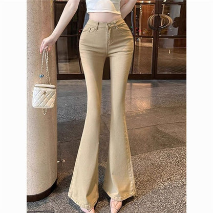 Slim-Flared Denim Jeans