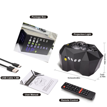 Ocean Wave Star Projector – Bluetooth Music Galaxy Light