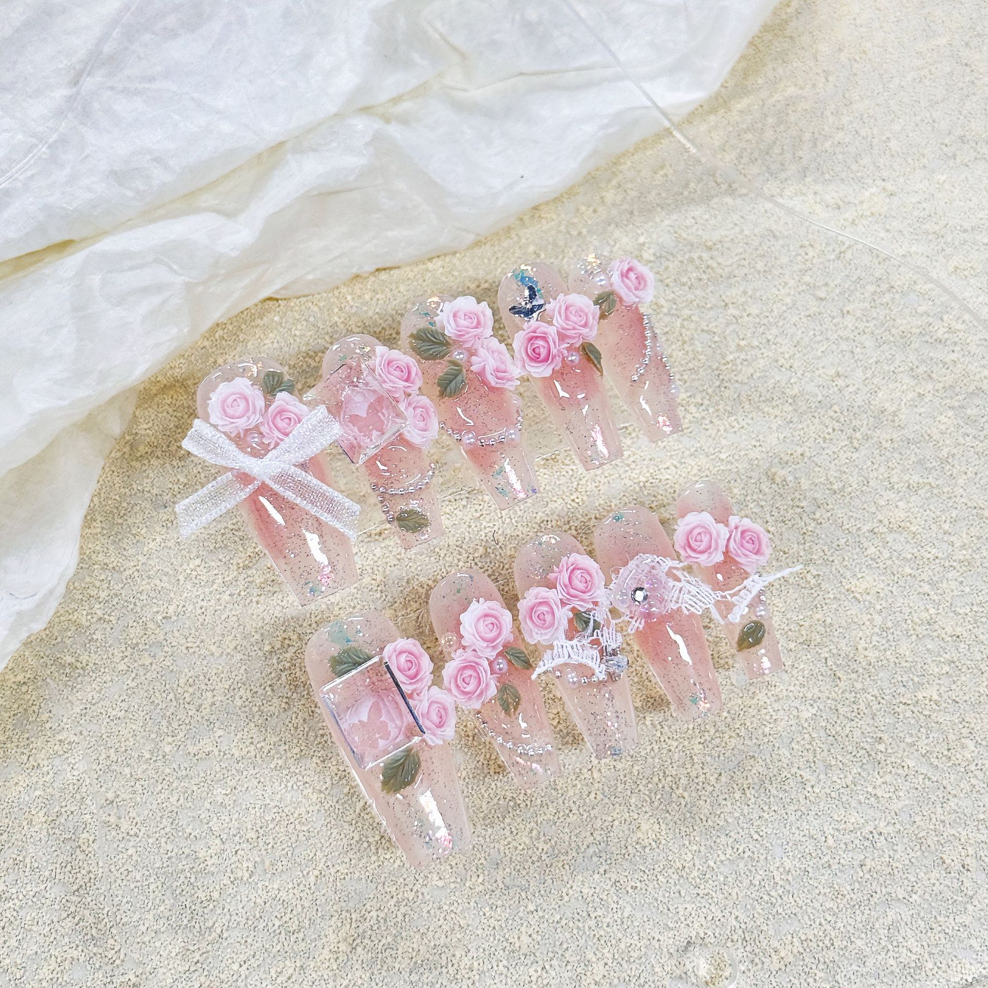 UV Butterfly Nail Patches – Long-Wear Gel Manicure Set