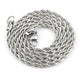 Stainless Steel Twist Chain Necklace – Everyday Layering Piece