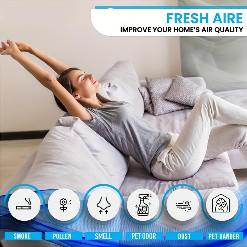 3-in-1 Air Purifier, Aroma Diffuser & LED Mood Light