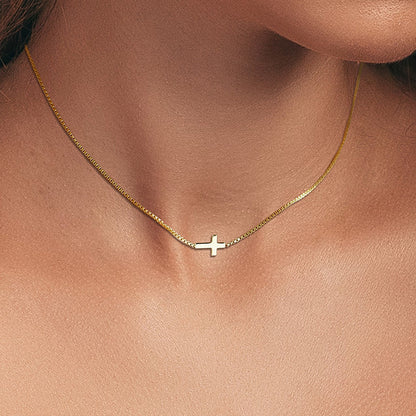 Best-Selling Cross Necklace for Women — Stainless Steel Daily Wear