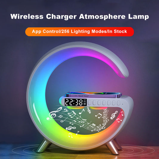G-Curve LED Lamp – Bluetooth Speaker & Wireless Charger Dock
