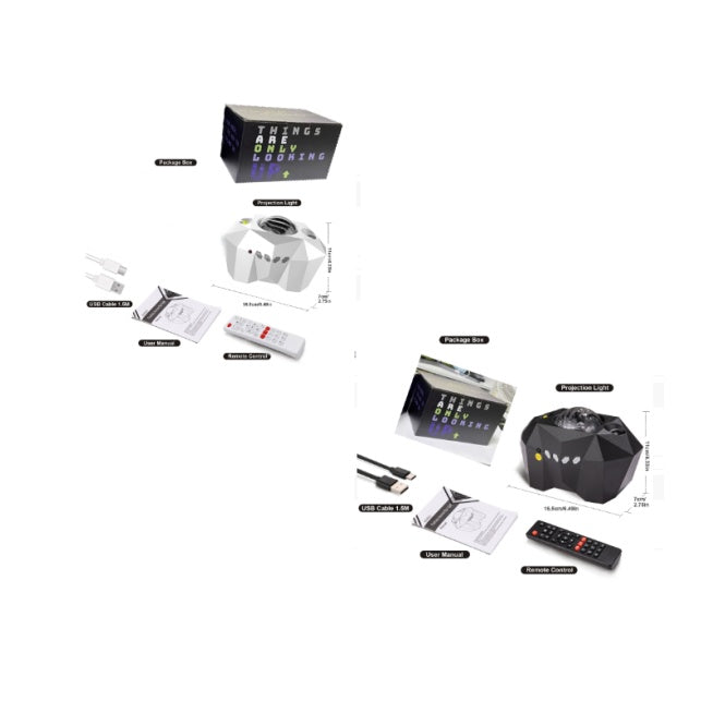 Ocean Wave Star Projector – Bluetooth Music Galaxy Light