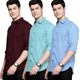 Pack of 3 Plain shirts