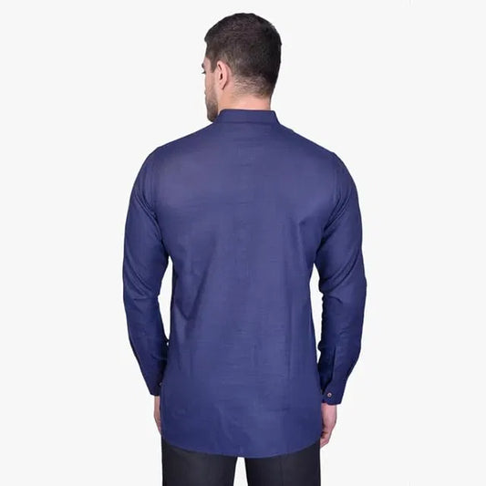 Men's Slim Fit Cotton Short Kurta — Pack of 3 (Combo 2)