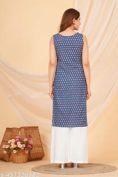 Printed Casual Kurti Dress for Women