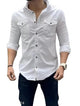 Men's Double Pocket Full Sleeve Shirts — Pack of 3 (Combo 7)