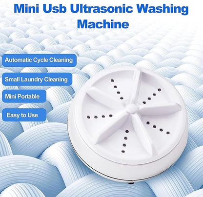 Portable Mini Ultrasonic Washing Machine — 3-in-1