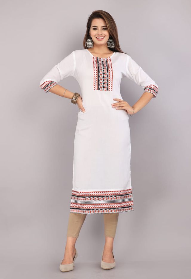 Kurti for Women — Classic Print (Style B)