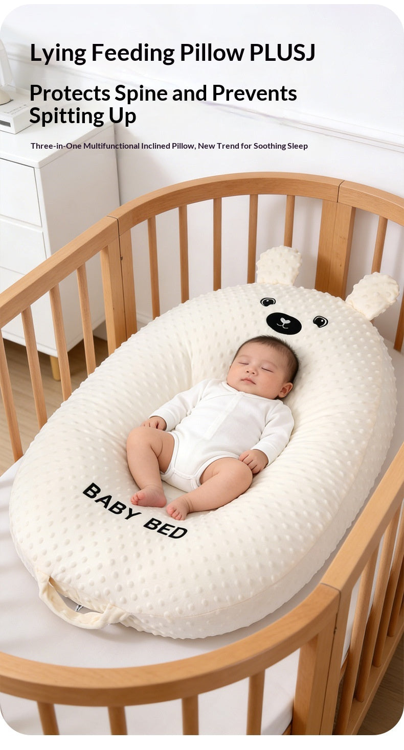 Infant Lying Feeding Pillow – Inclined Anti-Reflux Nursing Support