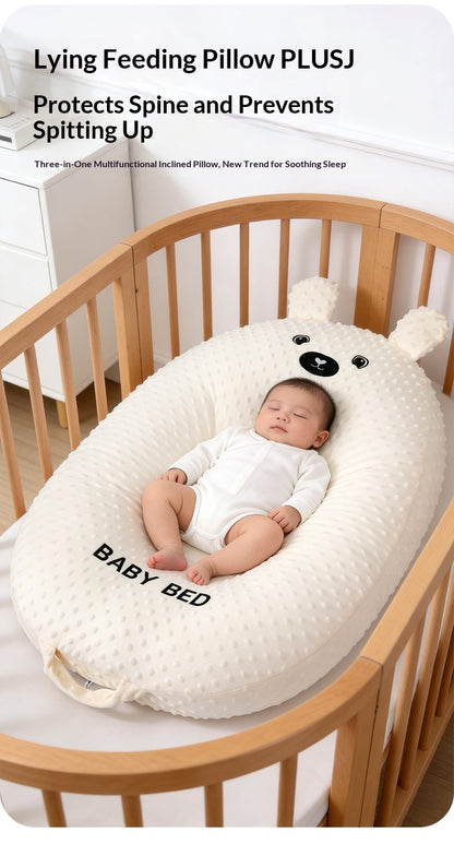 Infant Lying Feeding Pillow – Inclined Anti-Reflux Nursing Support