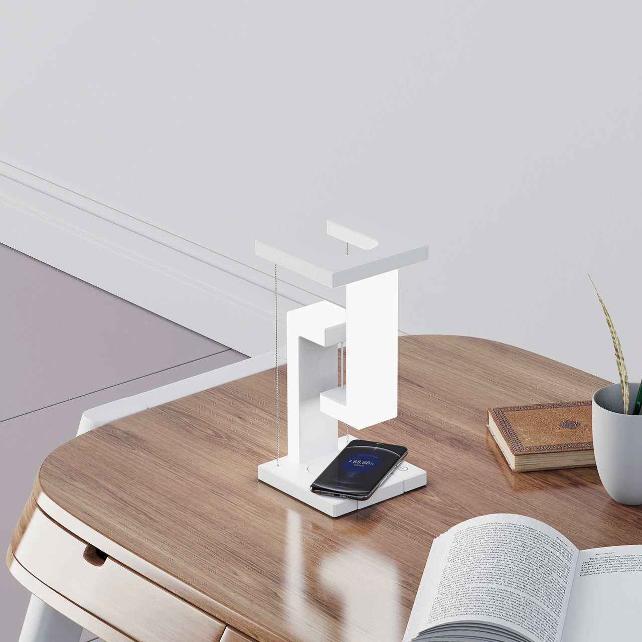 Anti-Gravity Floating Lamp – Wireless Charging Levitating Light