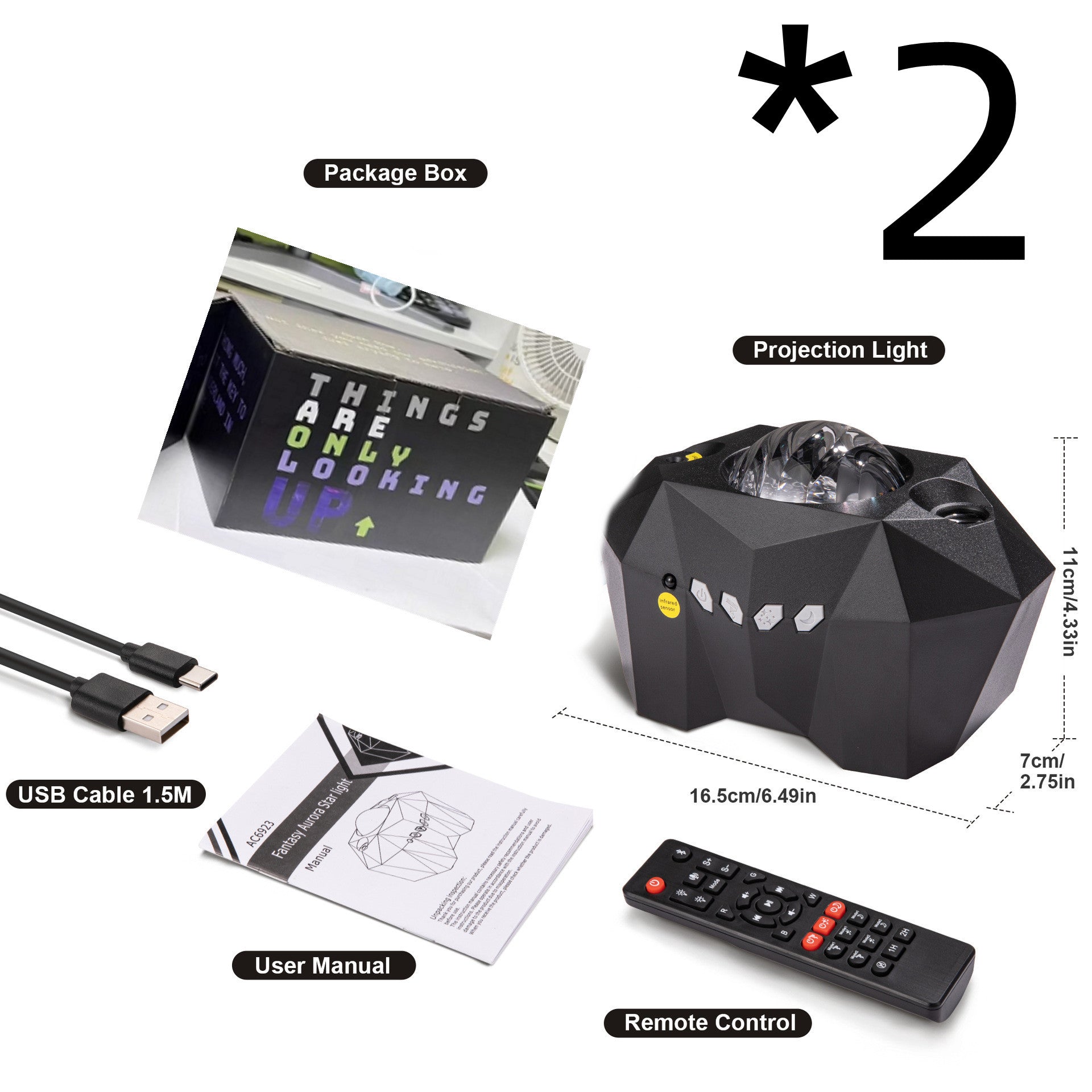 Ocean Wave Star Projector – Bluetooth Music Galaxy Light