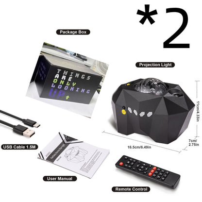Ocean Wave Star Projector – Bluetooth Music Galaxy Light