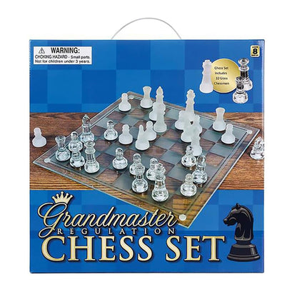 Zummy 14 Glass Chess Set